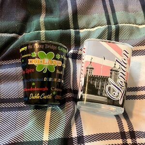 Ireland and London Souvenir Shot Glasses